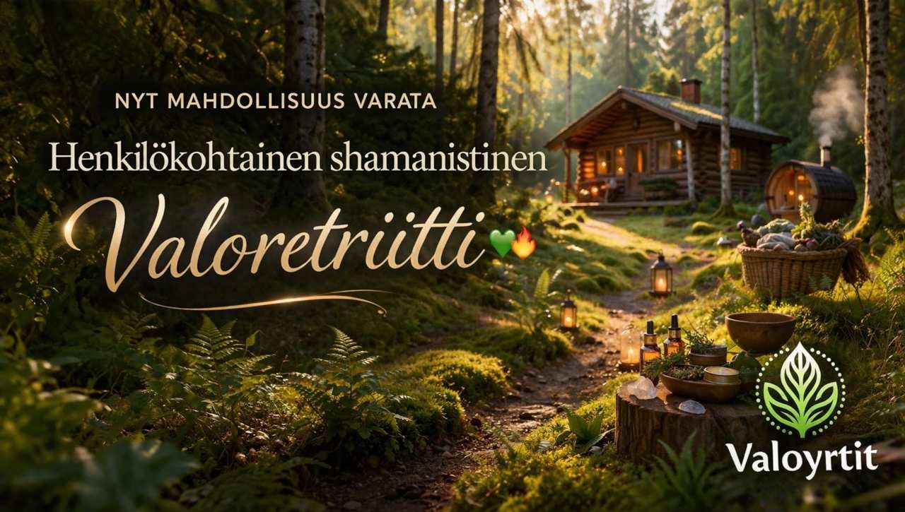 Shamanistinen valoretriitti varattavissa