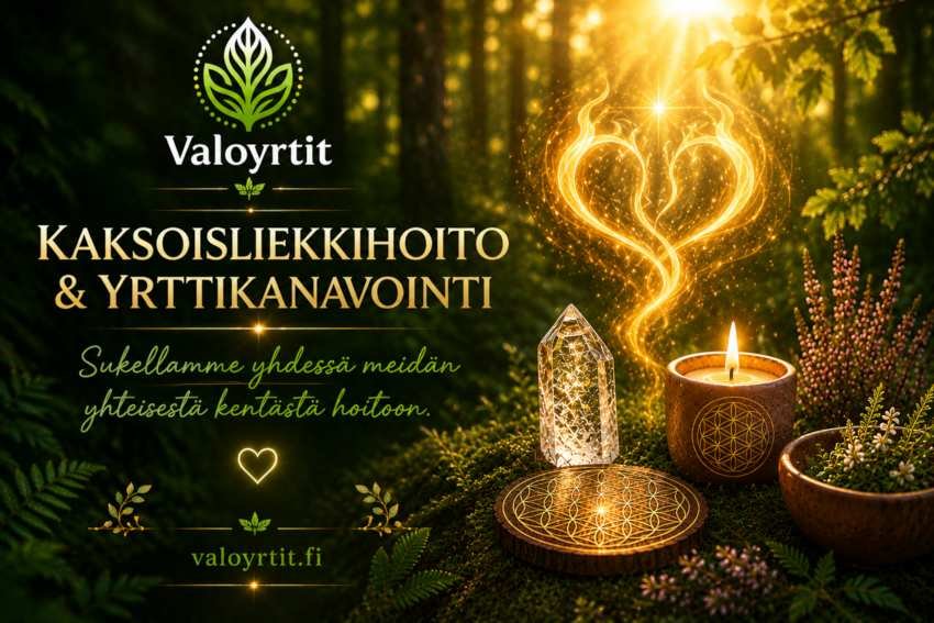 Kaksoisliekkihoito & yrttikanavointi - Valoyrit - Sanna ja Tero